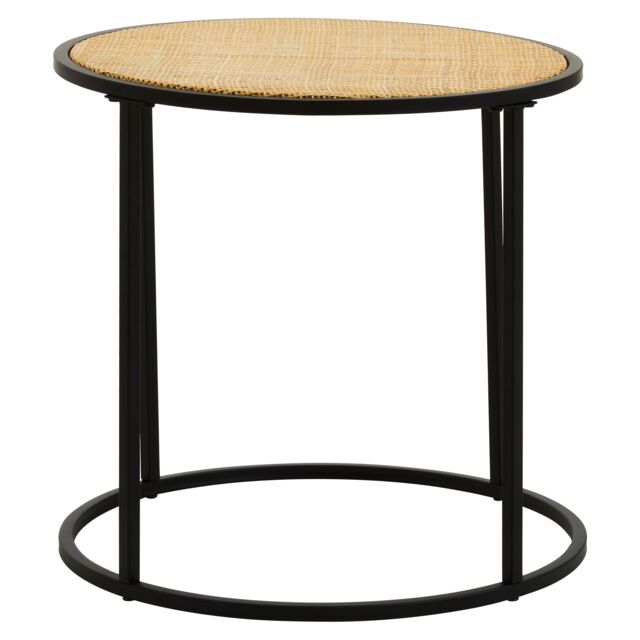 Orsina Round Side Table, Durable & Sturdy Side Table By Couch, Minimalist & Easy To Maintain Small Lounge Table in Natural - image 1