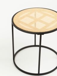 Orsina Round Side Table, Durable & Sturdy Side Table By Couch, Minimalist & Easy To Maintain Small Lounge Table in Natural - thumbnail 4