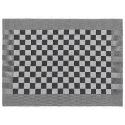 Berkfield Home Soft 10 Piece Towel Set Black & White Cotton - thumbnail 9