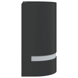Berkfield Home Outdoor Wall Light Black Die-cast Aluminium - thumbnail 5