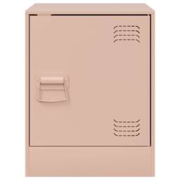 Berkfield Home Stylish Bedside Cabinets 2 pcs Pink 34.5x39x44 cm Steel - thumbnail 5