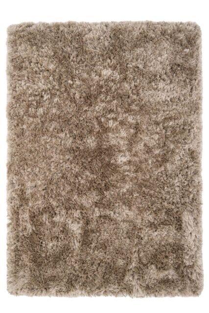 Kukoon Grey Beige Soft Shaggy Fluffy Living Area Rug - Size: 135 cm diameter - image 1
