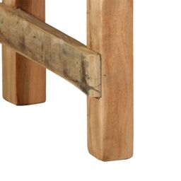 Berkfield Home Bench 110x35x46 cm Solid Wood Reclaimed in Brown - Size: 110 x 35 x 46 cm - thumbnail 9