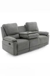 More4Homes Sydney 1+3 Seater Fabric Manual Recliner Sofa Set in Grey - thumbnail 2
