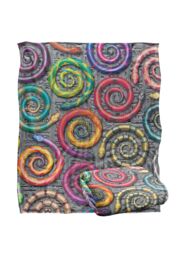 JQ Licensing Royce Mcclure Hisstory Snake Pattern Silky Touch Super Soft Throw Blanket 152 X 127 cm in White - thumbnail 2