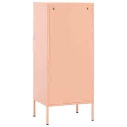 Berkfield Home Storage Cabinet Pink 42.5x35x101.5 cm Steel - thumbnail 5