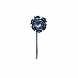 Poppyforge Rose Plant Pin 4Ft (BM/RtR) (Pack of 3) - Steel - H121.9 cm in Black