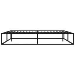 Berkfield Home Bed Frame Black Metal 180x200 cm Super King - thumbnail 3