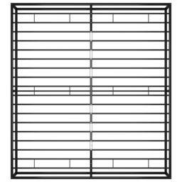Berkfield Home Bed Frame Black Metal 180x200 cm Super King - thumbnail 6