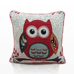 Luxury Living Whimsical Owl Tapestry Cushions (Set of 4 with Plump Pads) - Size: 45 cm x 45 cm - thumbnail 8