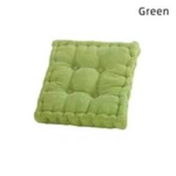 Havendro Green Chair Booster Pad Cotton Thick Firm Seat Cushion - thumbnail 1