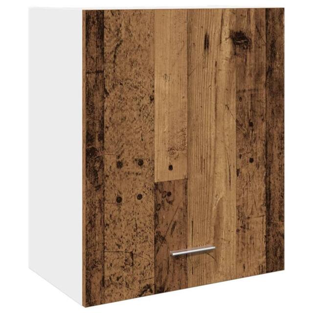 Berkfield Home Hanging Cabinet Old Wood 50x31x60 cm Engineered Wood in Brown - Size: 50 x 31 x 60 cm - image 1
