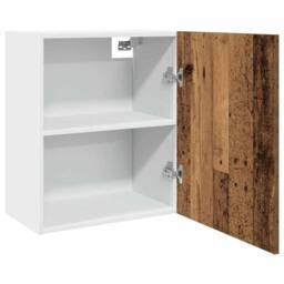 Berkfield Home Hanging Cabinet Old Wood 50x31x60 cm Engineered Wood in Brown - Size: 50 x 31 x 60 cm - thumbnail 5