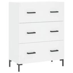 Berkfield Home Highboard White 69.5x34x180 cm Engineered Wood - thumbnail 7
