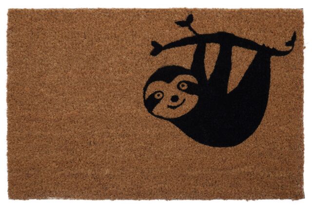 Orsina Baby Sloth Doormat in Brown - Size: 100 cm diameter - image 1