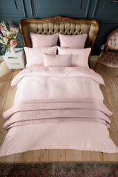 Ted Baker 'TB Plain Dye' Cotton Sateen Duvet Cover in Pink - Size: Super King - thumbnail 2
