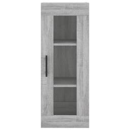 Berkfield Home Wall Mounted Cabinet Grey Sonoma 34.5x34x90 cm - thumbnail 6