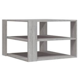 Berkfield Home Coffee Table Grey Sonoma 59.5x59.5x40 cm Engineered Wood - thumbnail 1