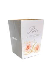 KDMD Elegant Single Rose Display Stand - Perfect for Table & Shelf Decor in White - thumbnail 2