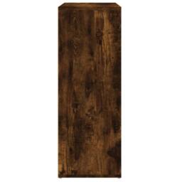 Berkfield Home Sideboard Smoked Oak 60x31x84 cm Engineered Wood in Brown - Size: 60 x 31 x 84 cm - thumbnail 6