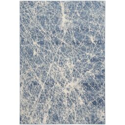 The Rug Shop UK Blue Modern Abstract Jute Backing Area Rug - Size: 240 cm x 300 cm - thumbnail 1