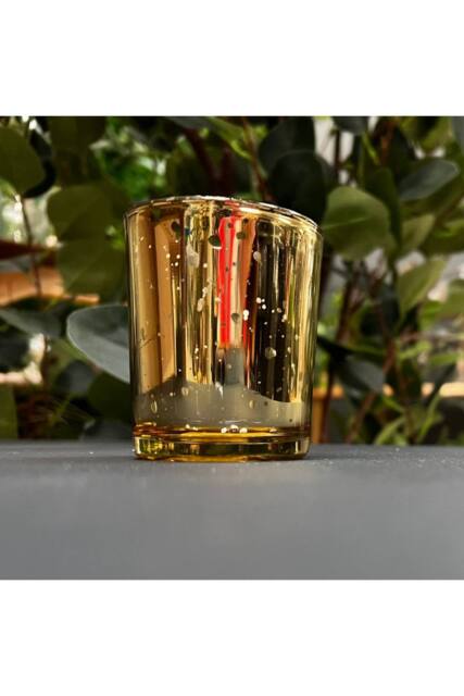 KDMD Champagne Speckle Votive 10 Pack in Gold - image 1