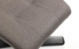 Ashfield Reclining Swivel Chair with Footstool in Grey - thumbnail 6