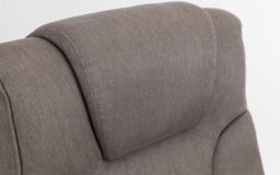 Ashfield Reclining Swivel Chair with Footstool in Grey - thumbnail 3