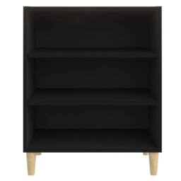 Berkfield Home Sideboard Black 57x35x70 cm Engineered Wood - Size: 57 x 35 x 70 cm - thumbnail 4