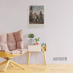 "Artery8 Guillotine Execution of Robespierre Canvas Wall Art Print - Size: W18"" x H24""" - thumbnail 3