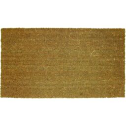 THE RUGS Coir Doormats Plain Design Mat - 139 in Brown - Size: 50 cm x 80 cm - thumbnail 1