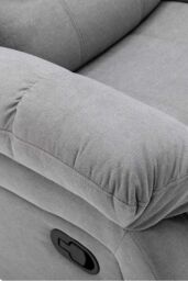 More4Homes Seattle Manual Recliner Fabric 1+2+3 Seater Sofa Set in Grey - thumbnail 7