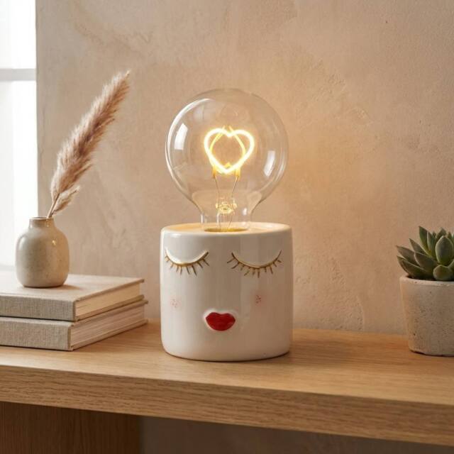 Garden Greatness Botanical Madam LED Bulb Lamp in Beige - image 1