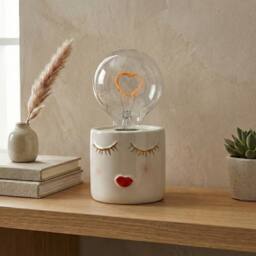 Garden Greatness Botanical Madam LED Bulb Lamp in Beige - thumbnail 2