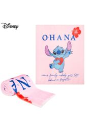 Disney Stitch Pink Flannel Fleece Blanket - thumbnail 6