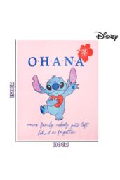 Disney Stitch Pink Flannel Fleece Blanket - thumbnail 5