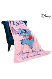 Disney Stitch Pink Flannel Fleece Blanket - thumbnail 3
