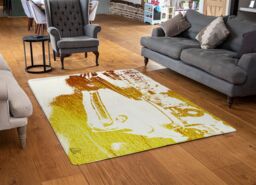 Benjamin Tate Design Cool Cars Rug in Natural - Size: Large - thumbnail 2