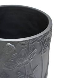 Lemon Pavilion Furniture and Decor Kew Stoneware Meadow Planter - L20.5 x W20.5 x H20.5 cm - Grey - thumbnail 2