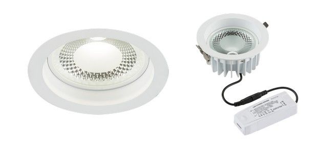 Netlighting COB LED Recessed Commercial Downlight 4000K 230V 10W in White