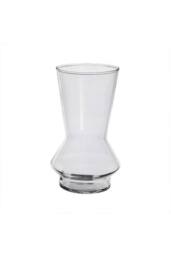 KDMD Clear Hand Tie Glass Vase 19.5cm 2 Pack
