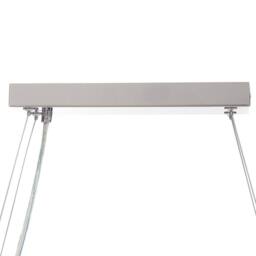 Wyld and Coco Crystal Chandelier - Chrome Finish Adjustable Height in Silver - thumbnail 6