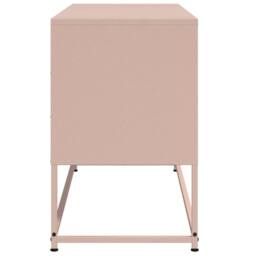 Berkfield Home TV Cabinet Pink 100.5x39x60.5 cm Steel - thumbnail 7
