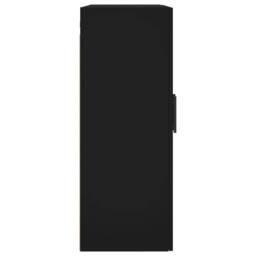 Berkfield Home Wall Mounted Cabinets 2 pcs Black 69.5x34x90 cm - thumbnail 7