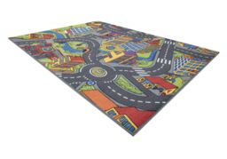 RugsX Rebel Roads Rug in Grey - Size: 95 cm x 200 cm - thumbnail 4