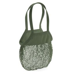 Westford Mill Cotton Mesh Grocery Bag in Dark Olive