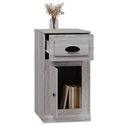 Berkfield Home Side Cabinet with Drawer Grey Sonoma 40x50x75 cm Engineered Wood - Size: 40 x 50 x 75 cm - thumbnail 5