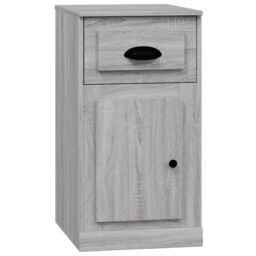 Berkfield Home Side Cabinet with Drawer Grey Sonoma 40x50x75 cm Engineered Wood - Size: 40 x 50 x 75 cm - thumbnail 2