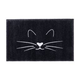 Artsy Mats Black Whiskers Cat Indoor Washable Doormat - Size: 50 cm x 80 cm - thumbnail 3