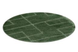 RugsX Dywaniki Łazienkowe Rug in Green - Size: 100 cm diameter - thumbnail 2